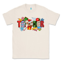 Natural Christmas teacher Classic Tee - CowhideDigitalArt