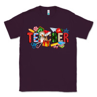 Plum Christmas teacher Classic Tee - CowhideDigitalArt