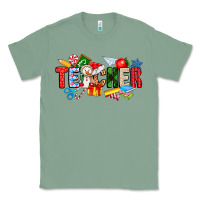 Sage Christmas teacher Classic Tee - CowhideDigitalArt