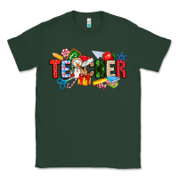 Sports Green Christmas teacher Classic Tee - CowhideDigitalArt
