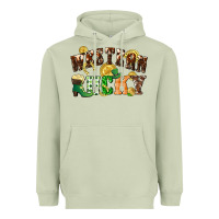 Matcha Western lucky St. Patrick's Day Heavyweight Hoodie - CowGirlArtShop