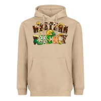 Mushroom Western lucky St. Patrick's Day Heavyweight Hoodie - CowGirlArtShop