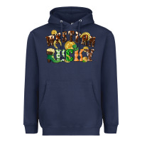 Navy Western lucky St. Patrick's Day Heavyweight Hoodie - CowGirlArtShop