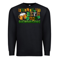 Black fueled by beer and shenanigans Premium Sweatshirt - CowGirlArtShop