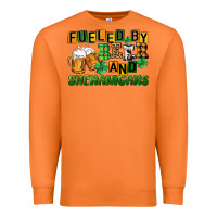 Carrot fueled by beer and shenanigans Premium Sweatshirt - CowGirlArtShop