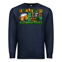 Navy fueled by beer and shenanigans Premium Sweatshirt - CowGirlArtShop