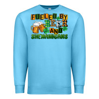 Ocean Blue fueled by beer and shenanigans Premium Sweatshirt - CowGirlArtShop