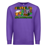 Purple fueled by beer and shenanigans Premium Sweatshirt - CowGirlArtShop
