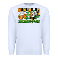 Fueled By Beer And Shenanigans Premium Sweatshirt | Teevron