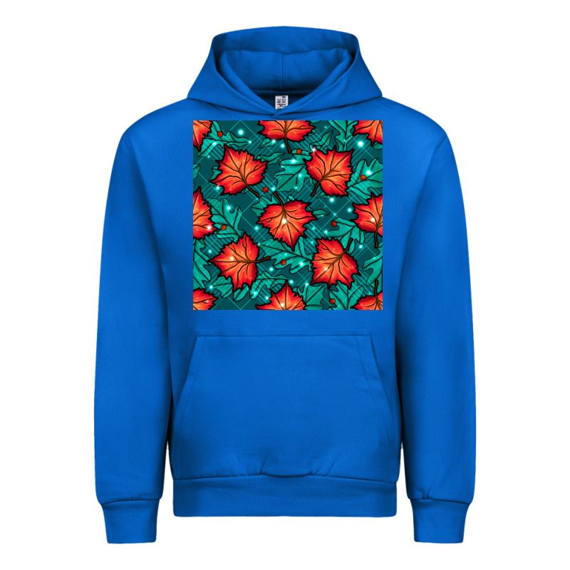 Fall Leaves Seamless Pattern Urban Hoodie by BundleAndBundleShop | Teevron