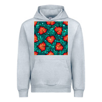 Heather Grey fall leaves seamless pattern Urban Hoodie - BundleAndBundleShop