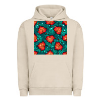 Pigment French Oak fall leaves seamless pattern Urban Hoodie - BundleAndBundleShop