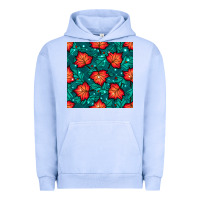 Pigment Grape Ice fall leaves seamless pattern Urban Hoodie - BundleAndBundleShop