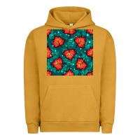 Pigment Peanut Butter fall leaves seamless pattern Urban Hoodie - BundleAndBundleShop
