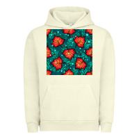 Pigment Pistachio fall leaves seamless pattern Urban Hoodie - BundleAndBundleShop