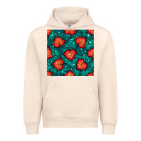 Sandshell fall leaves seamless pattern Urban Hoodie - BundleAndBundleShop