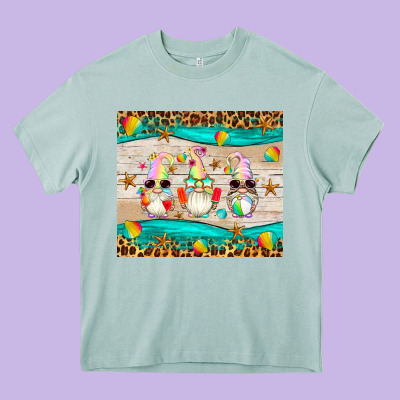 Summer Gnomes Heavy Core Tee Designed By Artiststas
