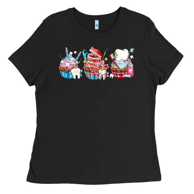 Dental Cupcakes Ladies Tee by AdoDesignShop | Teevron