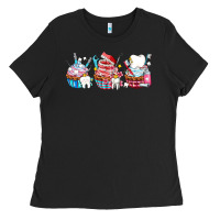 Black dental cupcakes Ladies Tee - AdoDesignShop