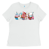 White dental cupcakes Ladies Tee - AdoDesignShop
