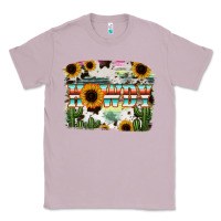 Lilac Howdy Serape And Sunflower Classic Tee - RanaPortraitStore