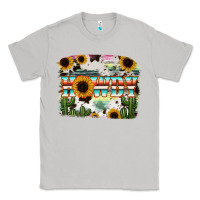 Moon Dust Howdy Serape And Sunflower Classic Tee - RanaPortraitStore