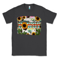Smoke Howdy Serape And Sunflower Classic Tee - RanaPortraitStore