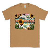 Toasted Coconut Howdy Serape And Sunflower Classic Tee - RanaPortraitStore