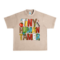 French Oak tiny human tamer Urban Heavy Tee - NancyCooperArtShop