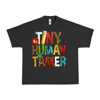 Pigment Black tiny human tamer Urban Heavy Tee - NancyCooperArtShop
