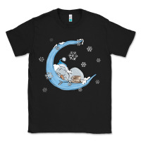 Black snowman and moon Classic Tee - MaliasSmallBusiness