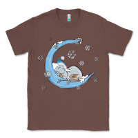Chestnut snowman and moon Classic Tee - MaliasSmallBusiness