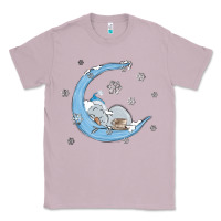 Lilac snowman and moon Classic Tee - MaliasSmallBusiness