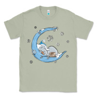 Matcha snowman and moon Classic Tee - MaliasSmallBusiness