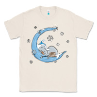 Natural snowman and moon Classic Tee - MaliasSmallBusiness