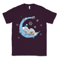 Plum snowman and moon Classic Tee - MaliasSmallBusiness
