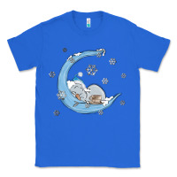 True Royal snowman and moon Classic Tee - MaliasSmallBusiness