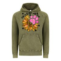 Vintage Olive life is better with dogs Vintage Hoodie - NancyCooperArtShop