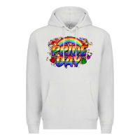 Dove Grey Pride day Premium Hoodie - CowGirlArtShop
