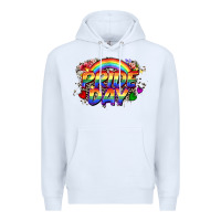 White Pride day Premium Hoodie - CowGirlArtShop