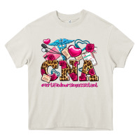 Cream valentines day cna certified nursing assistant Heavy Core Tee - AdoDesignShop