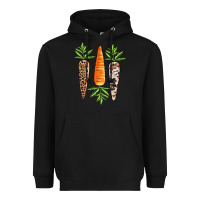 Black Easter carrot Easter Day Heavyweight Hoodie - CowGirlArtShop