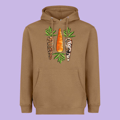 Easter Carrot Easter Day Heavyweight Hoodie Designed By Cowgirlartshop