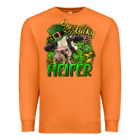 Carrot One lucky Heifer Premium Sweatshirt - CowGirlArtShop