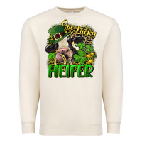 Sandshell One lucky Heifer Premium Sweatshirt - CowGirlArtShop