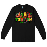 Black juneteenth free ish since 1865 Long Sleeve Tee - LillyAllenDesigns