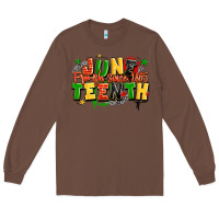 Chestnut juneteenth free ish since 1865 Long Sleeve Tee - LillyAllenDesigns
