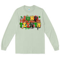 Matcha juneteenth free ish since 1865 Long Sleeve Tee - LillyAllenDesigns