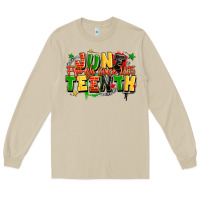 Mushroom juneteenth free ish since 1865 Long Sleeve Tee - LillyAllenDesigns