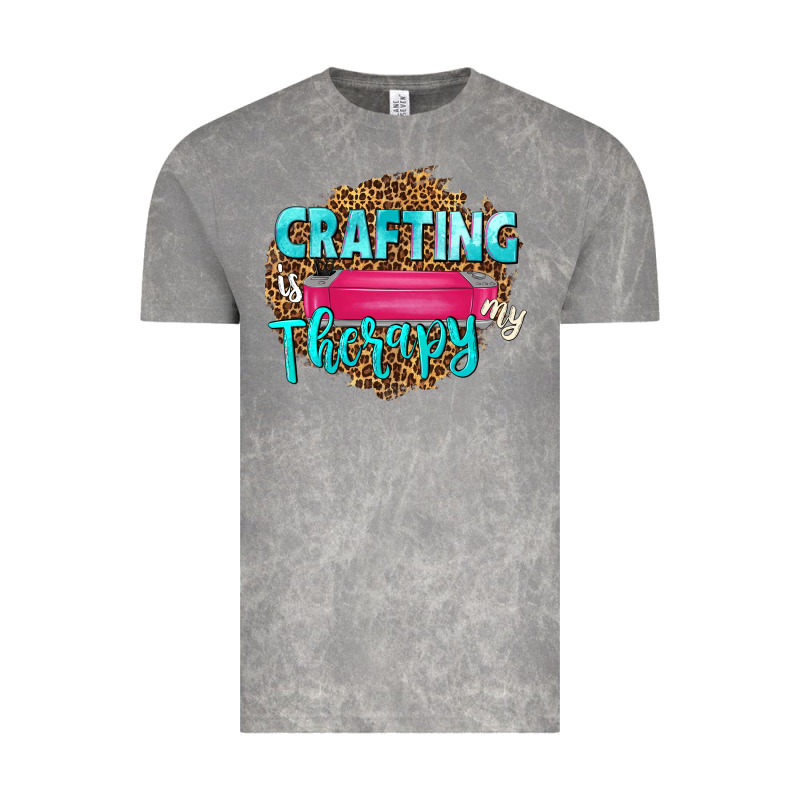 Crafting Is My Therapy Vintage Tee by NancyCooperArtShop | Teevron